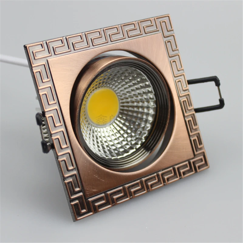 

Square LEDdownlight 3W/5W/7W Background Light Chinese European Classical Classical Ceiling Light led lamp LED Ceiling Lamp