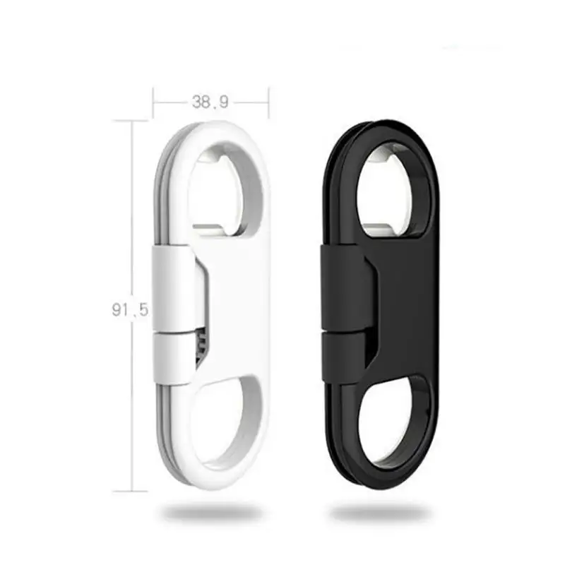 متعددة أداة فتاحة الزجاجات كابل بيانات المحمولة USB كابل شحن المفاتيح اكسسوارات لباد فون الهاتف الكمبيوتر