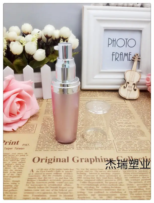 

50 шт. 60 мл розовая пластиковая бутылочка для крема, лосьона с розовой крышкой, 60 мл пластиковая бутылка оптом, 2 унции Акриловые Банки для крема упаковка