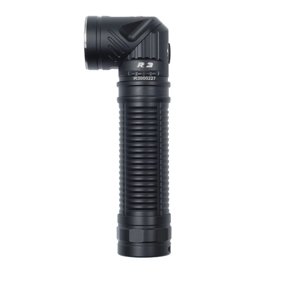  Rofis R3 Flashlight CREE XM-L2 U3 LED max. 1250lm beam distance 194 meter adjustable head Magnetic  - 32863187157