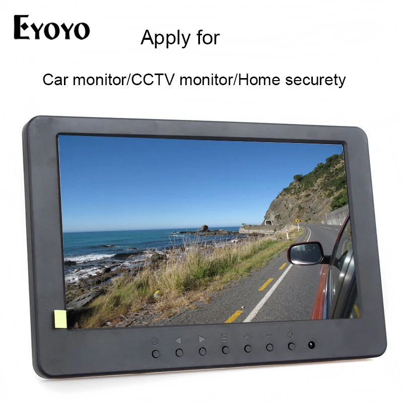 bilder für EYOYO S702 7 "TFT LCD-Monitor 1024*600 VGA AV YUV Audio Video für PC DVD TV CCTV Monitore Auto Monitor mit Lautsprecher bilder für EYOYO S702 7 "TFT LCD-Monitor 1024*600 VGA AV YUV Audio Video für PC DVD TV CCTV Monitore Auto Monitor mit Lautsprecher