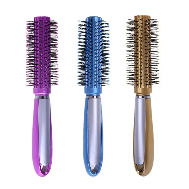 Pro Curly Hair Comb Brush Hairstyle Massager Hairbrushes Ceramic Iron