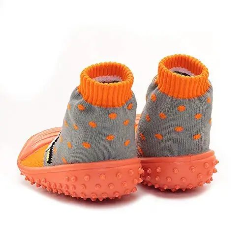 Детские пинетки детские носки с резиновой подошвой детские Нескользящие дышащая детская обувь носки хлопок mr001