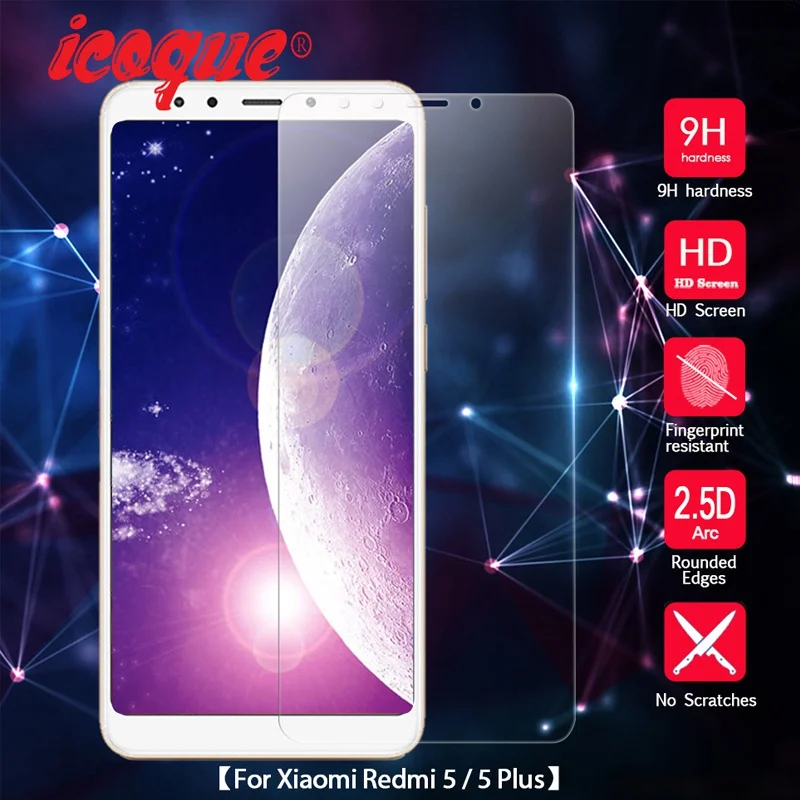 

Tempered Glass for Xiaomi Redmi 5 Plus Screen Protector 2.5D Phone Case Protective Glass for Xiomi Xiaomi Redmi 5 Tempered Glass