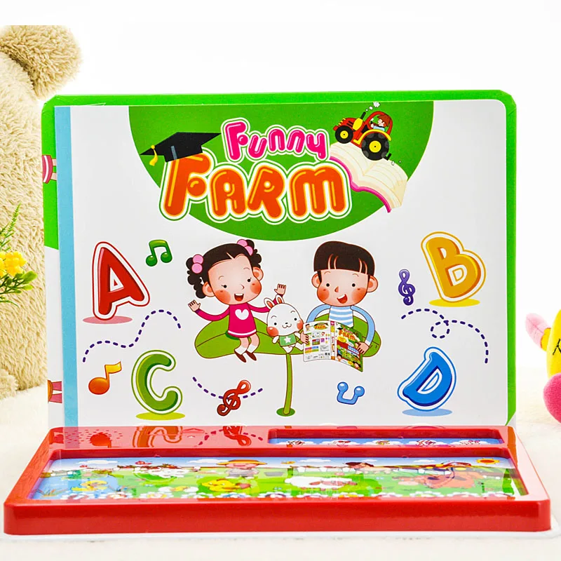 English Language Happy Farm Educational Toys for Kids
