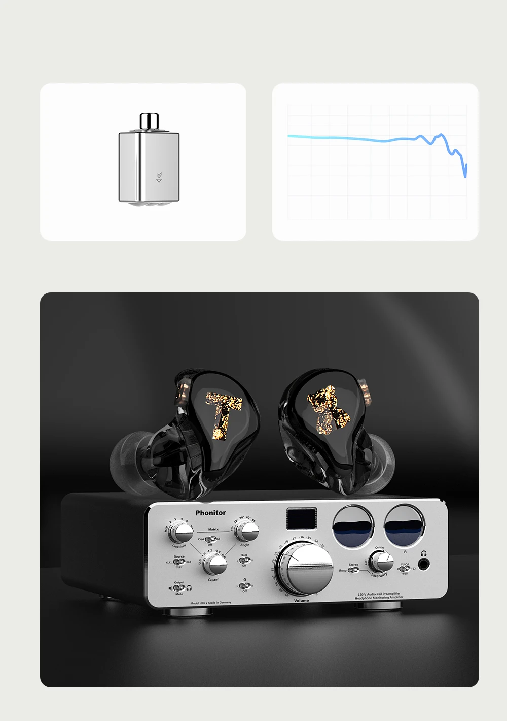 TFZ/T x Bear 1,1 Ноулз сбалансированная арматура драйвер в ухо наушник HIFI монитор с басом наушник, с 2pin кабелем