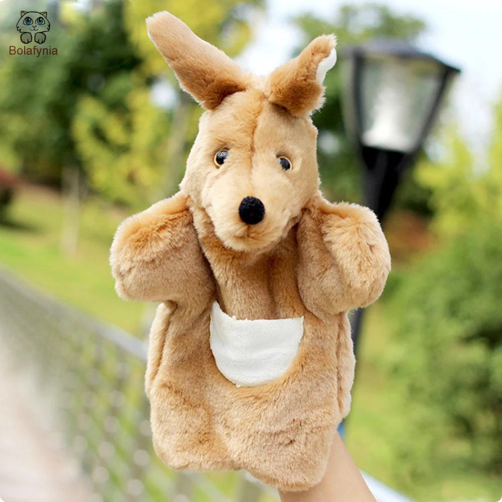 

BOLAFYNIA Children Hand Puppet Toys kangaroo hand puppets baby kid plush Stuffed Toy for Christmas birthday gifts