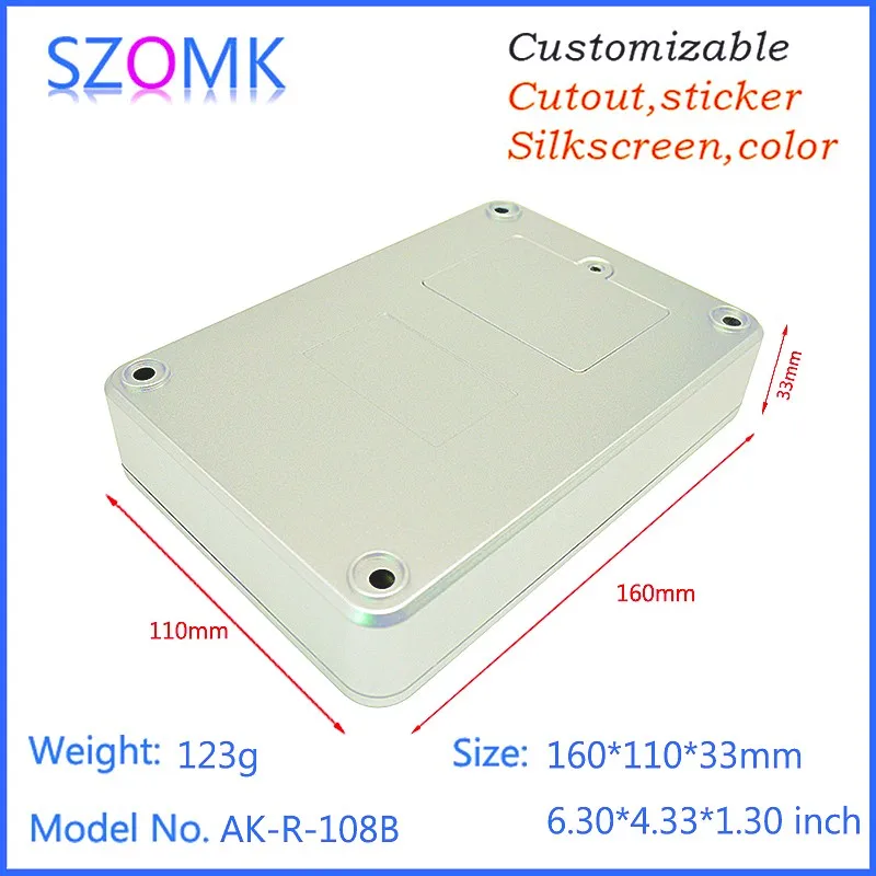 szomk IC card reader plastic enclosure for electronics project plastic sensor junction box distribution box instrument case plastic housing for pcb (4)