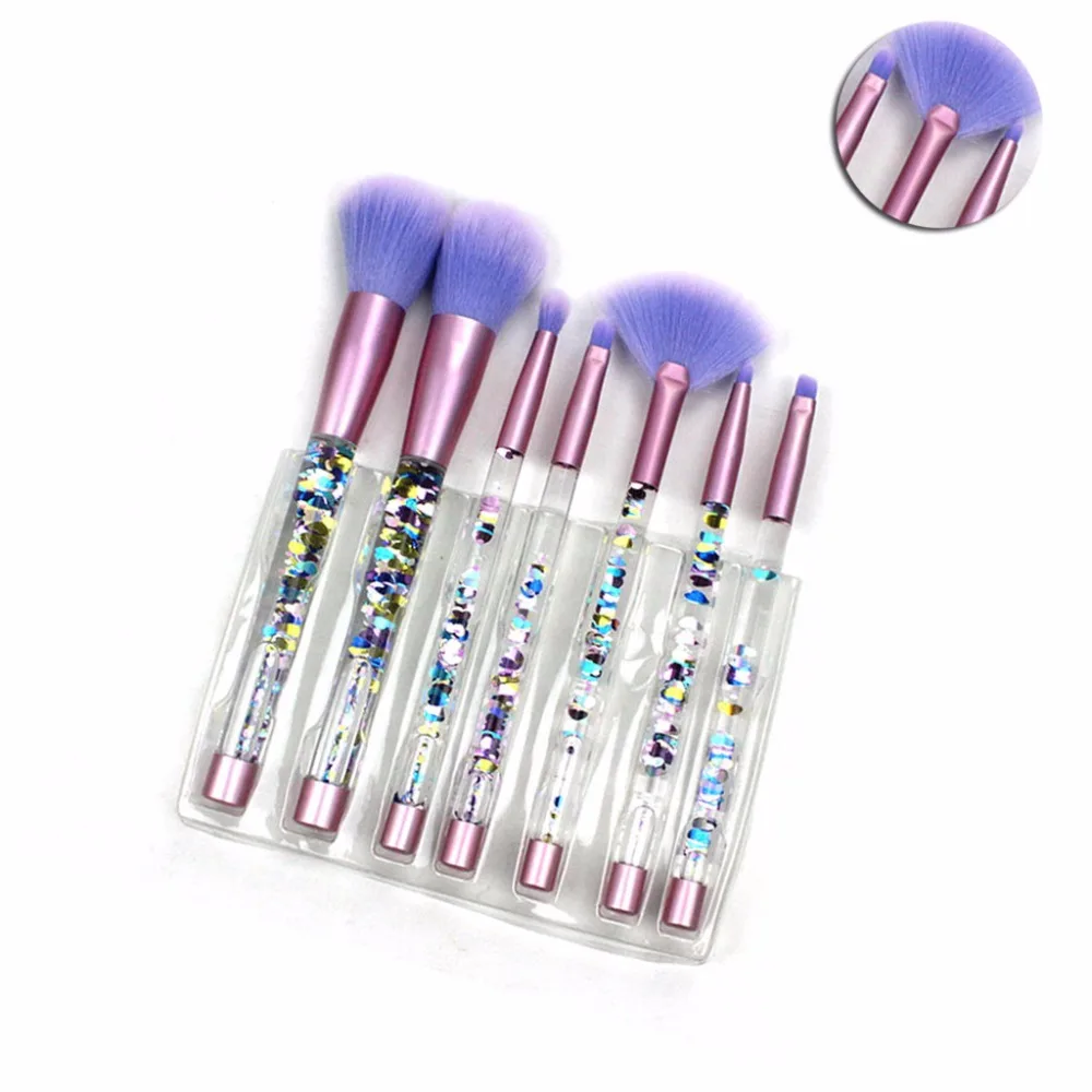 

7 Pcs Professional Foundation Brush Powder Makeup Brushes Face Cosmetic Tools