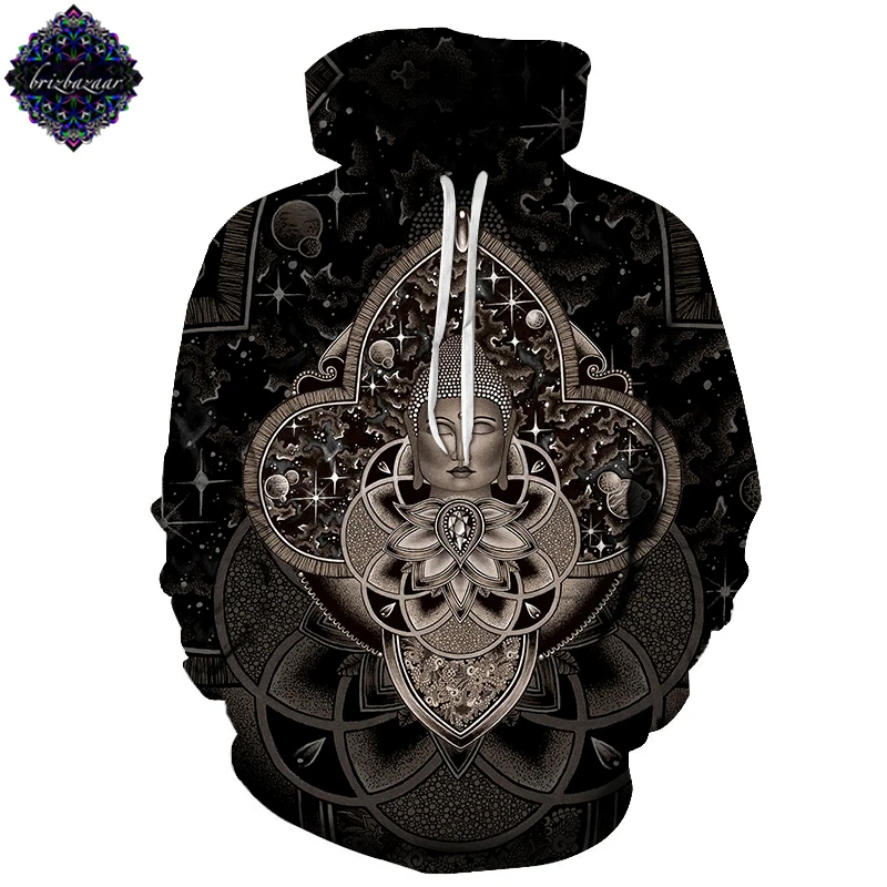 Günstig CosmicNirvana Durch Brizbazaar Kunst Sweatshirts Männer Hoodies 6xl Trainingsanzüge Gedruckt Hoody Streetwear Mantel 3d Pullover Drop Schiff