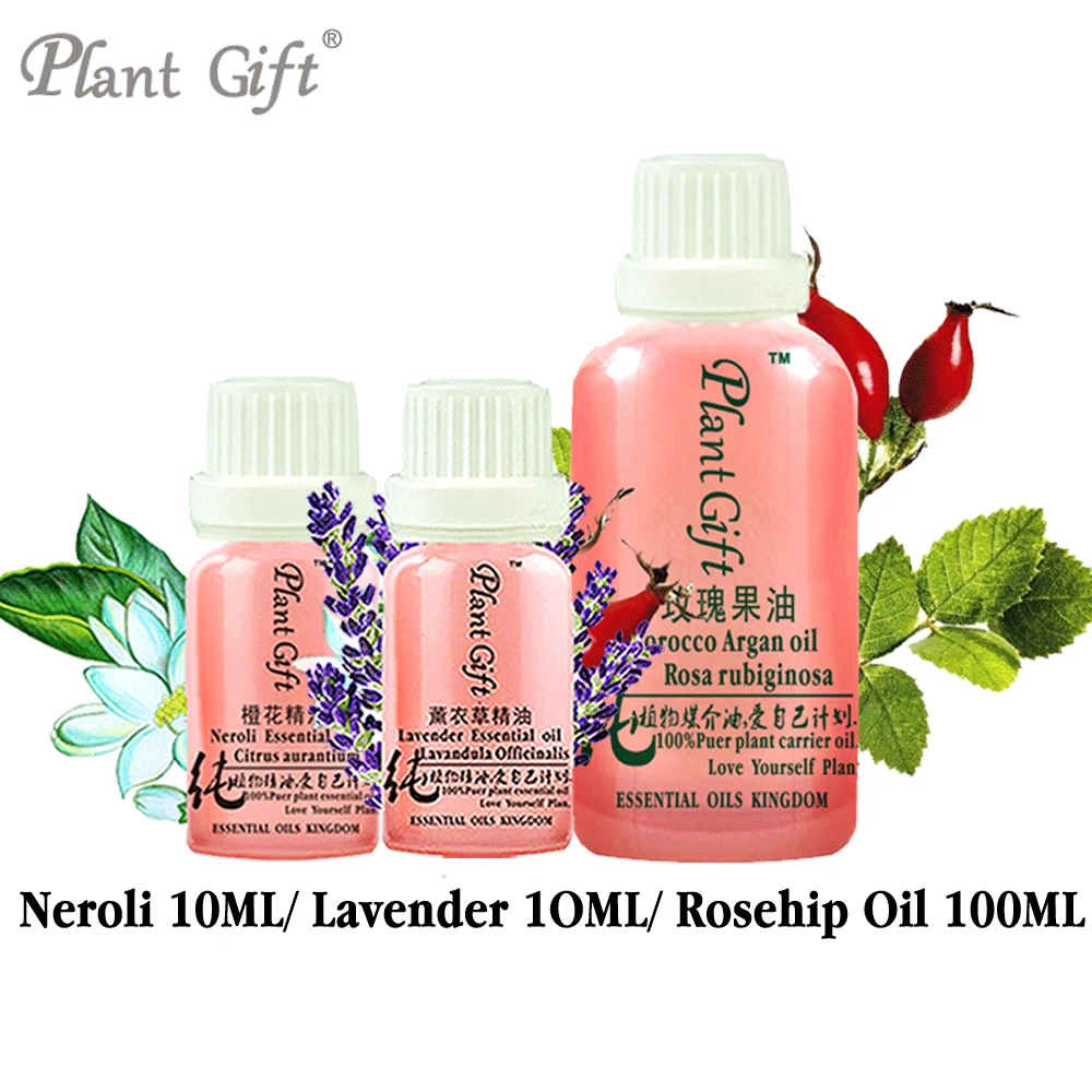 Neroli / Lavender / Rosehip Oil 10ml For Anti Wrinkle & Aging