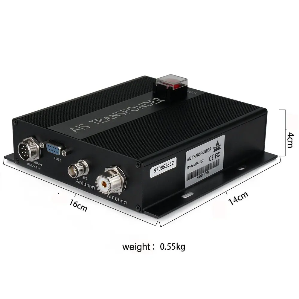  Matsutec HA-102 Marine AIS empfänger und sender system KLASSE B AIS Transponder Dual Kanal Funktion