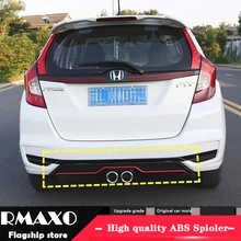 Для Honda FIT JAZZ ABS защита выхлопного отверстия заднего бампера для- JAZZ XGP набор бампер задняя Передняя Лопата задний спойлер