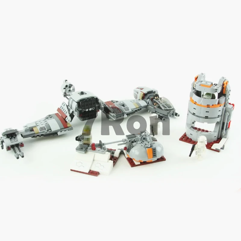 

the Star Wars Defense fighter 05141 legoing star wars fighter Of Crait Set Figure Blocks Construction Building Toys