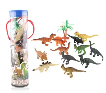 

120PCS=10 SET Dinosaur Toy For Unisex Baby Collecters Playing Funny Toy Plastic Action and Figures Best Gift Model Gift YH1195