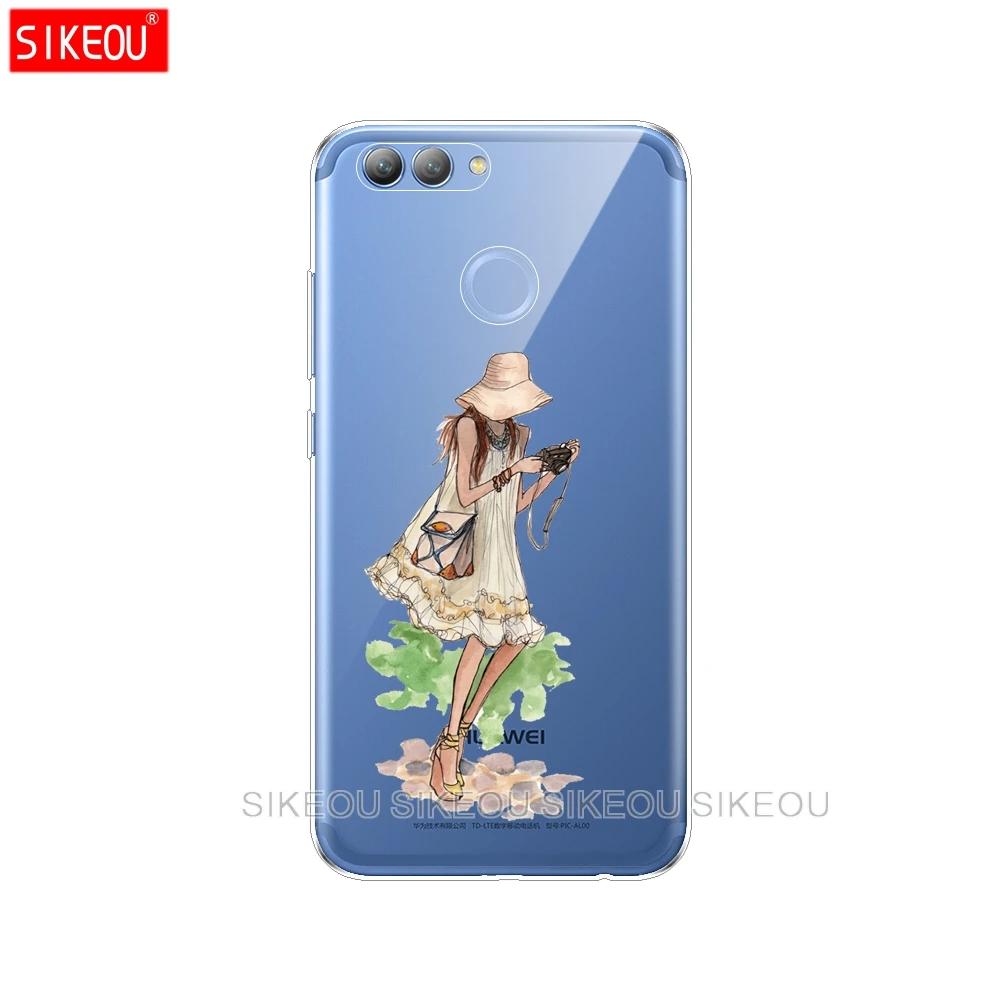 Силиконовый чехол для телефона huawei Y3 Y6 Y5 2 II 2017 nova 2s LITE plus модный прозрачный