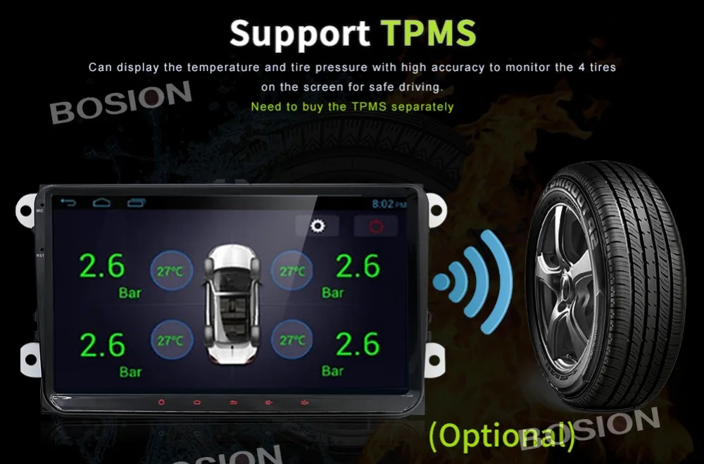 Perfect 2 DIN Android 7.1 9 inch Car GPS Navigation without DVD For Volkswagen Golf B6 B5 B7 Passat Polo Car Stereo Radio GPS multimedia 15