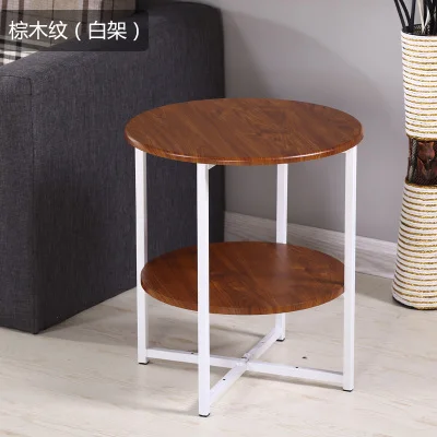 Louis Fashion Coffee Tables Simple Mini Sofa Circular Modern Simple Living Room Telephone Rack - Цвет: G7