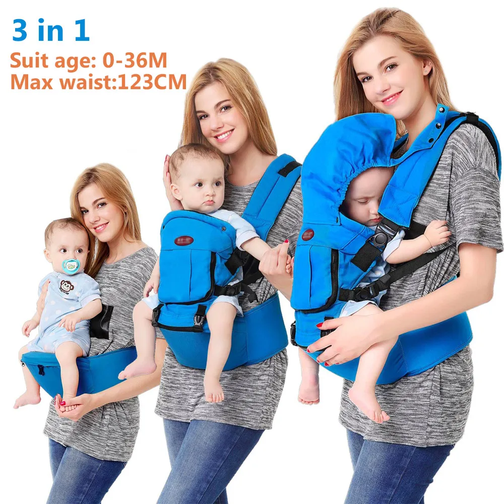 Эргономичный слинг поддерживающая повязка для новорожденных рюкзак сумка обертывание хипсет-кенгуру многофункциональная ветрозащитная сумка для младенцев 0-36 месяцев