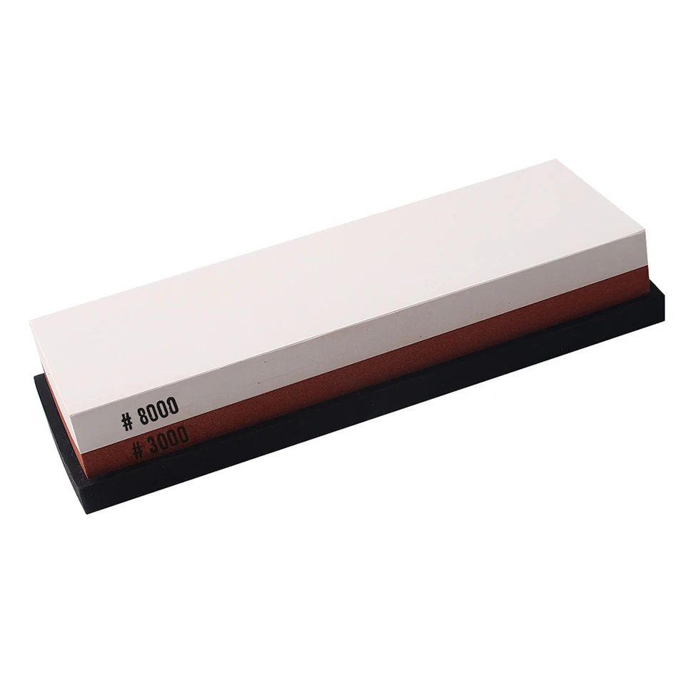 Professional Knife Sharpener Knife Razor Sharpening Stone Whetstone Polishin Two Sides 3000 and 8000