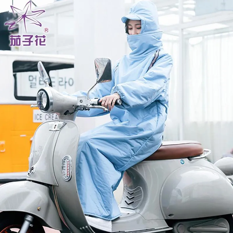 

Electric Car Windshield Quilt Thickening to Increase Knee Cold Winter Spacesuit Battery Motorcycle Motorcycle Warm Weather Suit
