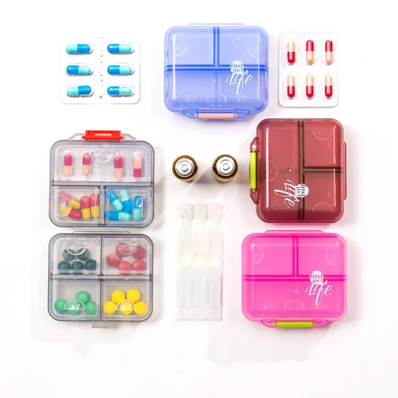 7 Days Weekly Tablet Medicine Case Holder Health Care Storage Organizer Container Drug Vitamin Box Compartment Travel Pill Case