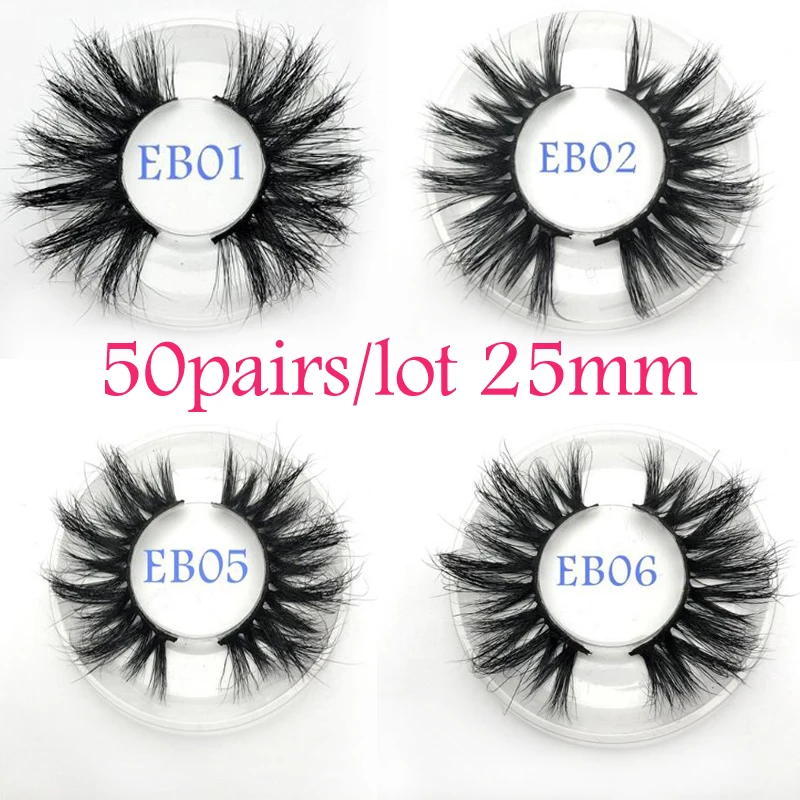 

Wholesale 50 pairs Eyelashes free DHL/UPS hot selling 3D Mink Lashes Handmade Dramatic Lashes cruelty free mink lashes