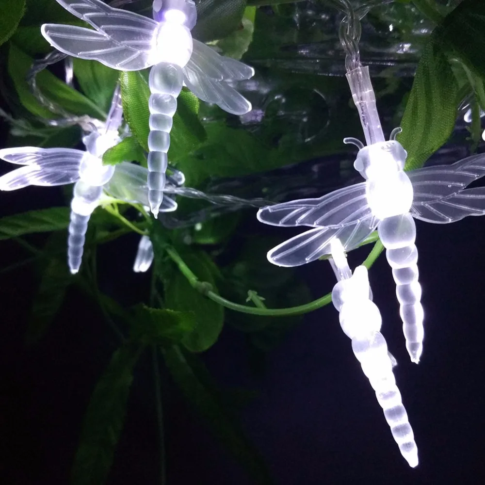 2018 NEW 3M 30LED Lights Dragonfly LED String AA Battery Garland