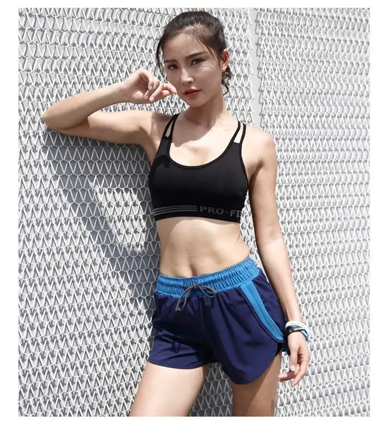 Для женщин Gymming шорты для бега Yogaing пляжная доска с высокой талией, для фитнеса костюмы для лета тренировки быстросохнущая спортивные DK520