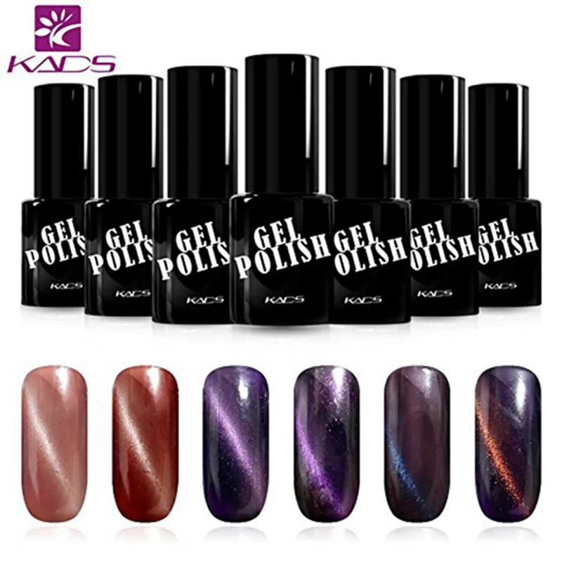 

KADS 9.5ML 3D Cat Eye's Color 6 Colors K128-K133 DIY Decorated Functional Gel Nail Polish Long-lasting Gel Varnish Gel Lacquer
