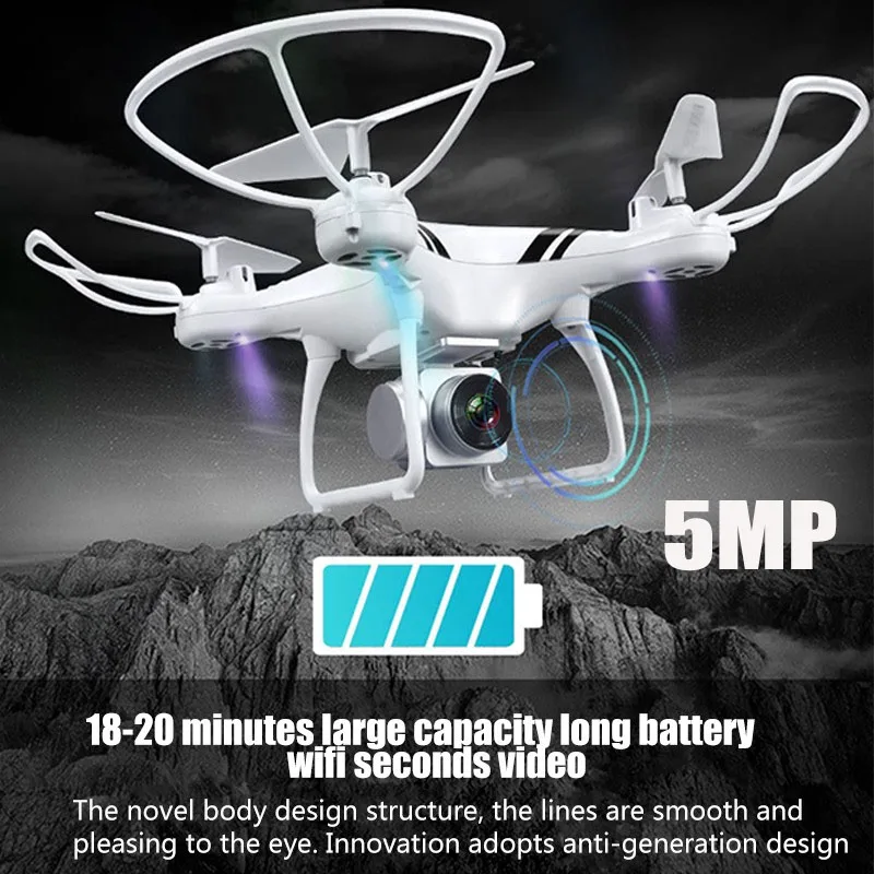 KY101S RC Drone con Wifi FPV HD cámara de altitud una tecla retorno/aterrizaje fuera sin cabeza RC quadcopter Drone - 1