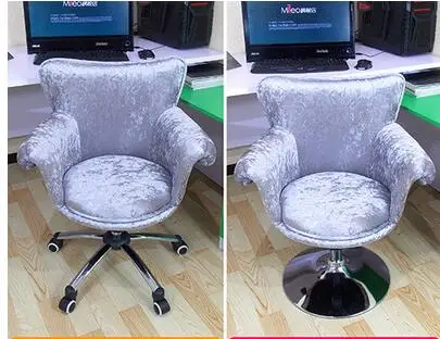 Comfortable fashion pink computer chair. Home game chair. Live chair..