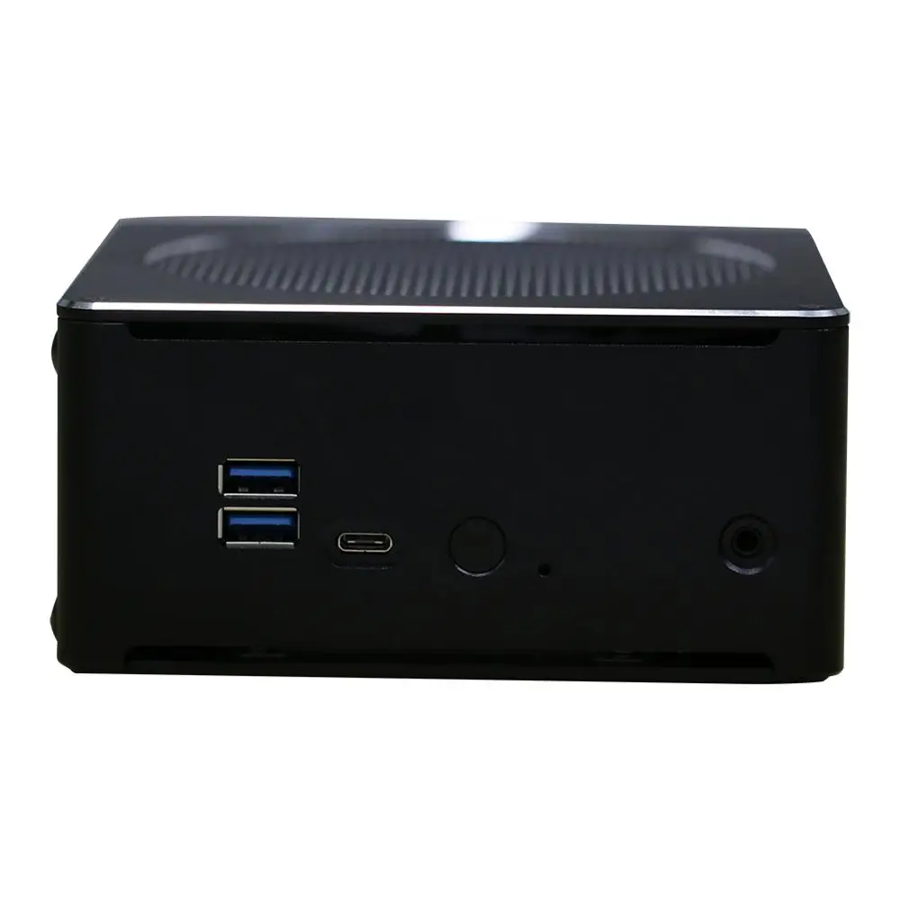 HUNSN Топ игровой компьютер Intel i9 8950HK с Windows 10 Pro 6 Core 12 потоков 12 м кэш 14нм Nuc Мини ПК 2 * DDR4 AC WiFi HDMI