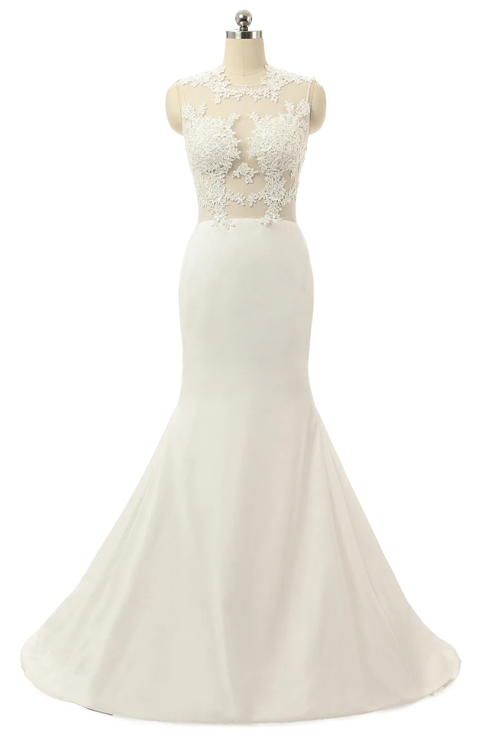 Echt bild meerjungfrau brautkleid zipper feather rüschen organza voller rüschen braut kleid sereia hochzeit kleid 2017