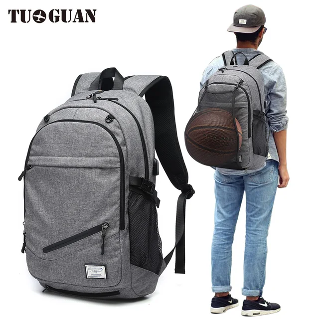US $25.88 Outdoor Men's Sports Gym Bags Basketball Backpack School Bags For Teenager Boys Soccer football bag