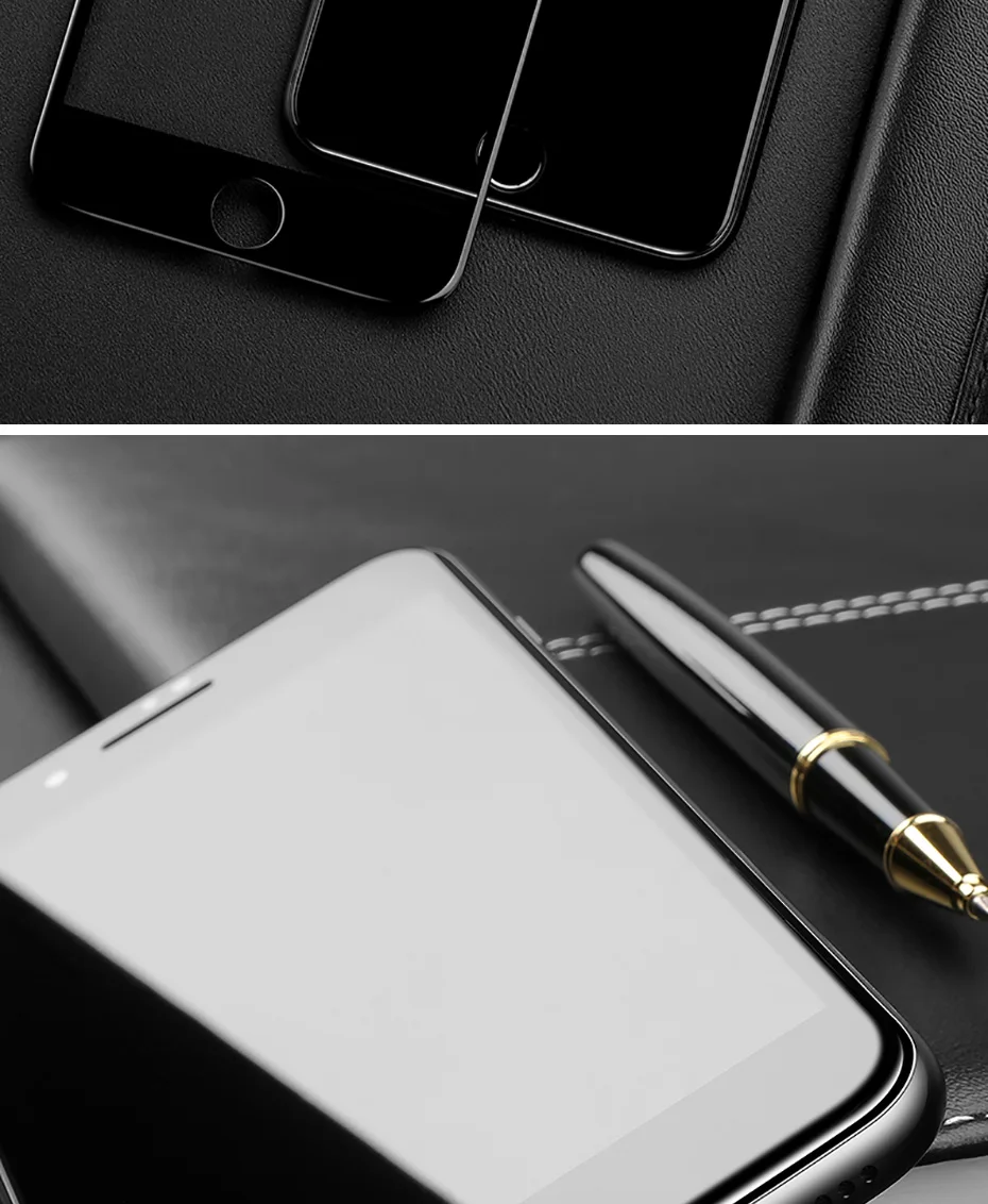 KHP 5D Full Cover Edge Tempered Glass For iPhone 6 7 8 Plus 5 X Screen Protector For iPhone 7 6S 8 5S SE X Film Tempered Glass (14)