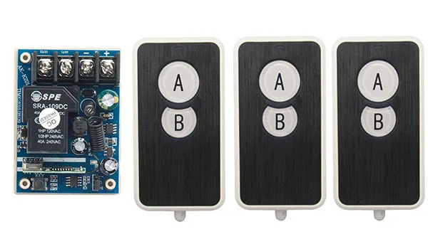 Новый DC12V 24 В 36 48 10A 1ch rf Беспроводной Дистанционное управление коммутатор 3 *