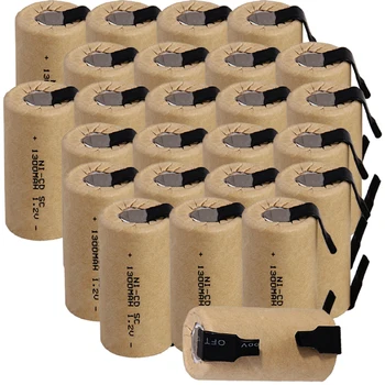 

Lowest price 25 piece SC battery 1.2v batteries rechargeable 1300mAh nicd battery for power tools akkumulator