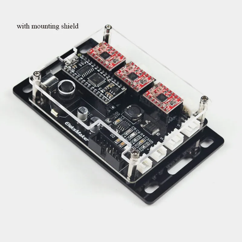  EleksMaker Puerto USB CNC 3 ejes 2 fases 4 alambre paso a paso Motor controlador placa base para DI