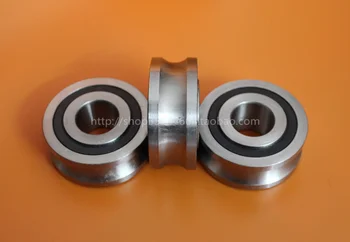 

track rollers with gothic arch groove-type LFR bearing 20*52*22.5Outer ring U groove, over 16mm optical axis