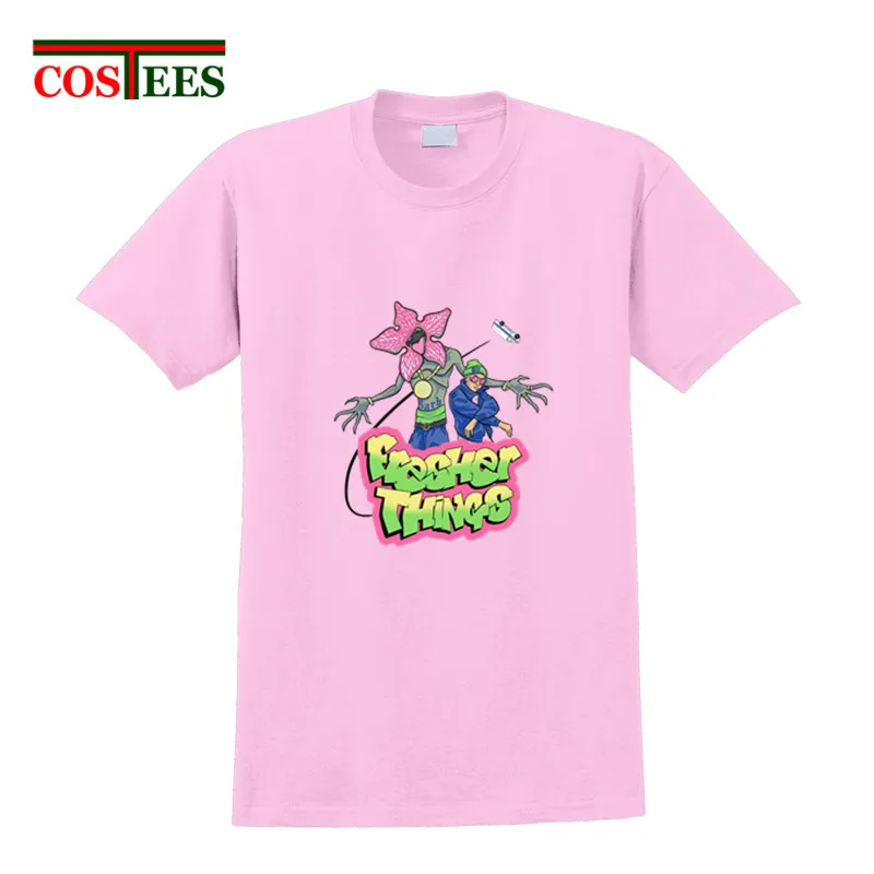 

Parody Fresh Prince of Bel Air T Shirt men casual Fresher Things T-Shirt Funk shirt stranger things Tee shirt hip hop street Tee