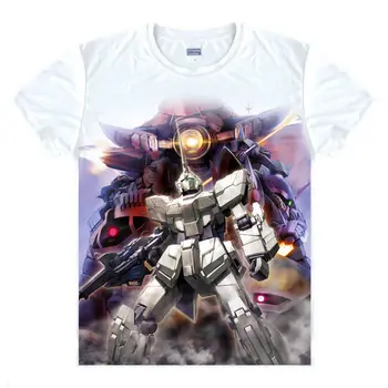 

Gundam Double O T-Shirt A wakening of the Trailblazer Shirt heat-transferred T-shirts anime Fan kawaii costume t-shirts men's a