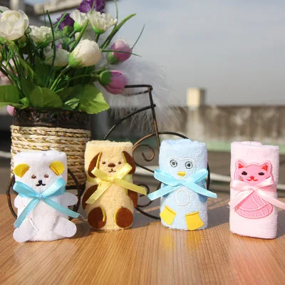 

20pcs Gift Packing Cute Cartoon Cake Towel wedding Giveaways Small Gifts To Customers Valentine's Day Supply Baby Shower
