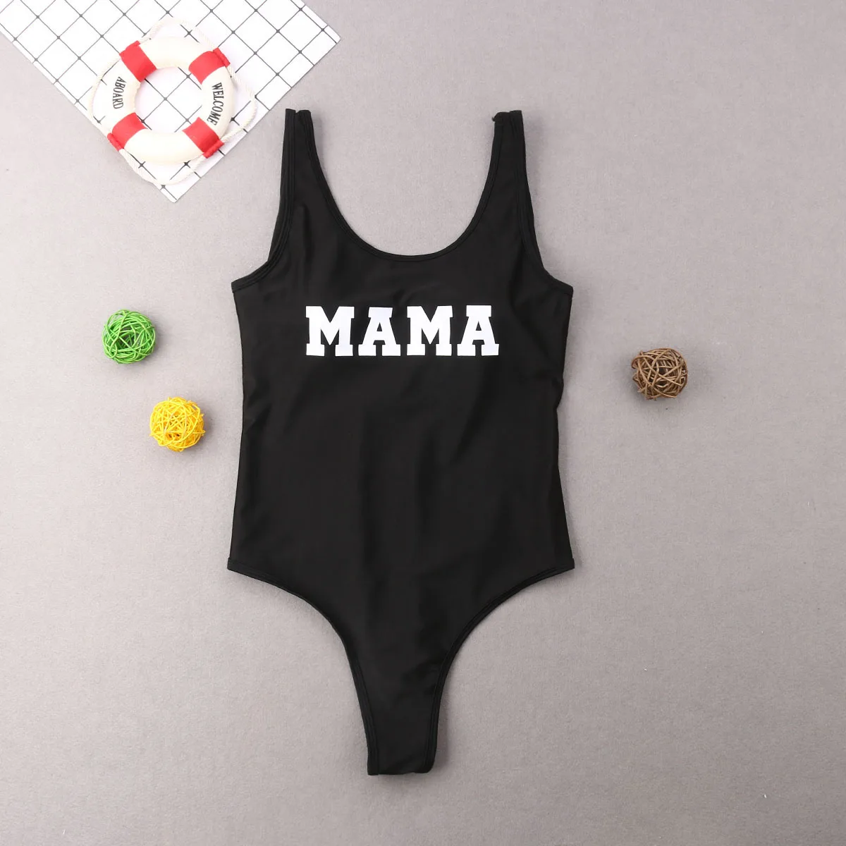 Puddcoco/семейный купальный костюм; одежда для купания для мамы, папы, девочек и мальчиков; комплекты бикини