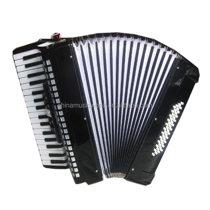 Afanti высококачественный 34 клавиши 48 бас клавишный аккордеон AFA-07 черного цвета