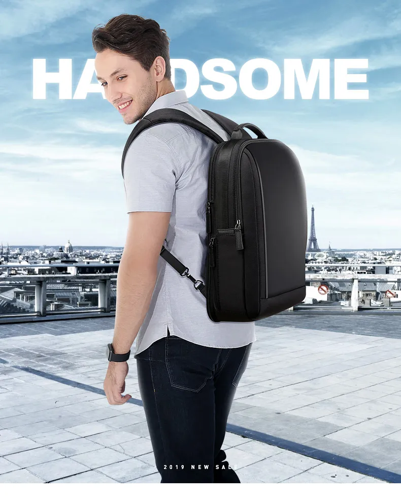 Набор сумок BOPAI, 15,6 дюймов, рюкзак для ноутбука, черный рюкзак для мужчин, usb зарядка, мужской нейлоновый рюкзак для путешествий