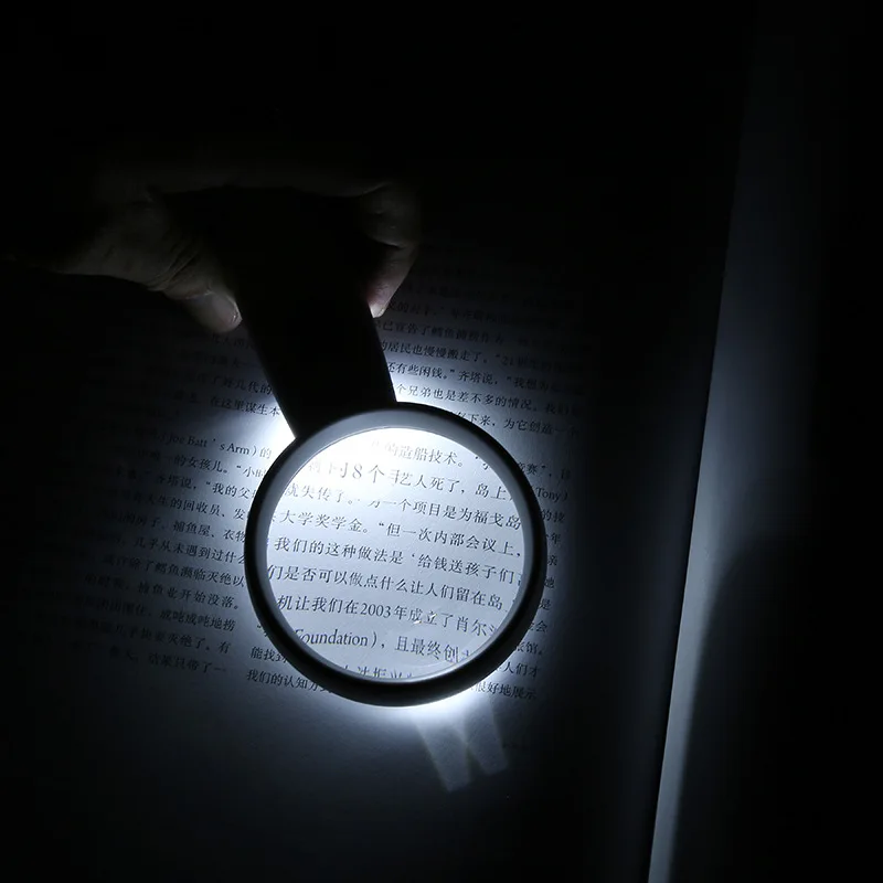 High Power LED Magnifying Glass with Light Handheld Illuminated Magnifier LED Handheld Magnifying Glass for Seniors, Low Vision, Books, Pages, Magazines, Newspapers and Maps-11