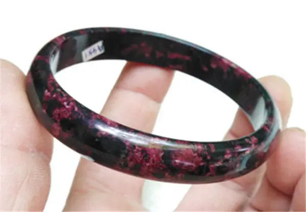 

Free shipping A451 NEW CHINESE BEAUTIFUL GENUINE NATURAL RED GEMS BRACELET BANGLE 61MM