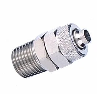 

tube 6mm-1/4 BSP thread Male Straight pneumatic brass Rapid Fittings For Plastic Tube RPC6-02