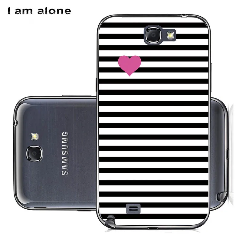 Чехлы для телефонов I am alone для samsung Galaxy Note 2 II N7100, 5,5 дюймов, жесткий пластиковый пакет, Модный Цветной Чехол для мобильного телефона - Цвет: PC HH44